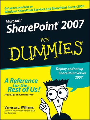 cover image of Microsoft SharePoint 2007 For Dummies